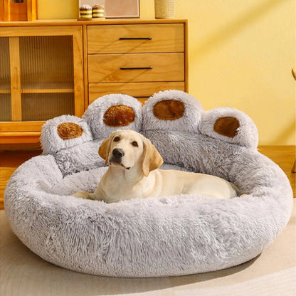 Cozy Plush Dog Sofa Bed for Small to Medium Pets - Washable & Comfortable Kennel Mat for Puppies and Cats