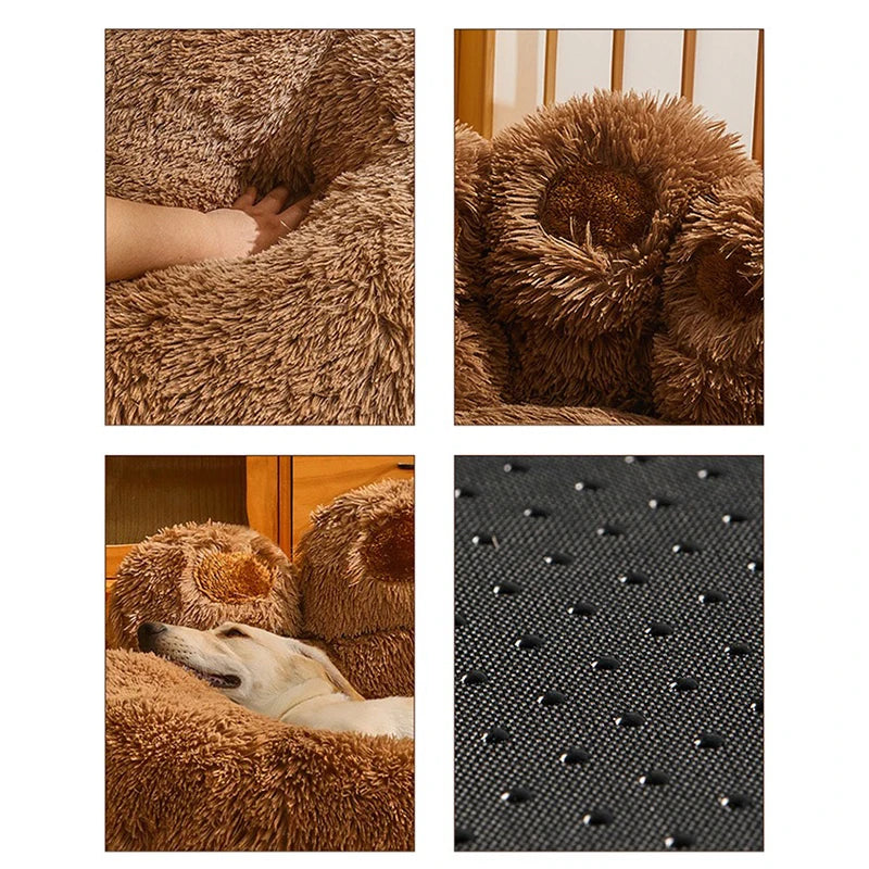 Cozy Plush Dog Sofa Bed for Small to Medium Pets - Washable & Comfortable Kennel Mat for Puppies and Cats