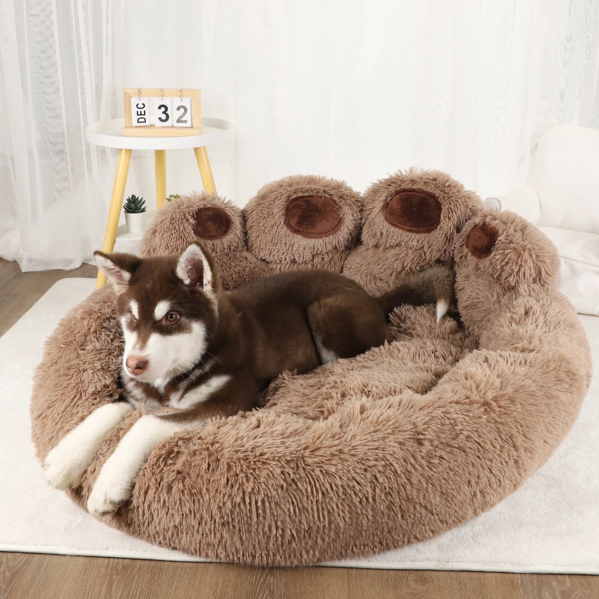 Cozy Plush Dog Sofa Bed for Small to Medium Pets - Washable & Comfortable Kennel Mat for Puppies and Cats